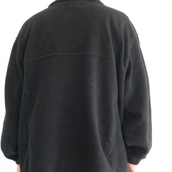 Vintage Bass Pro Shops Black Fleece Full Zip Up XXL - Picture 3 of 12